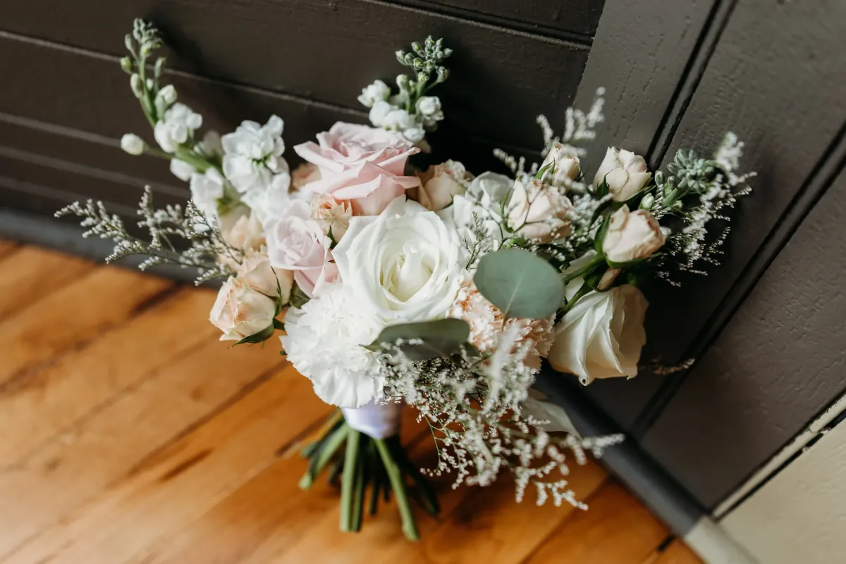 Blushing Bride centerpiece