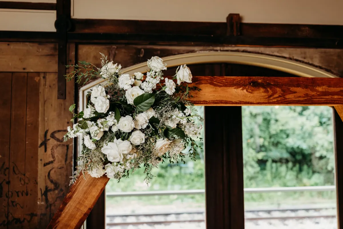 Blushing Bride bridesmaid bouquet