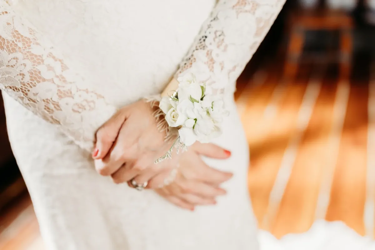 Blushing Bride bud vases