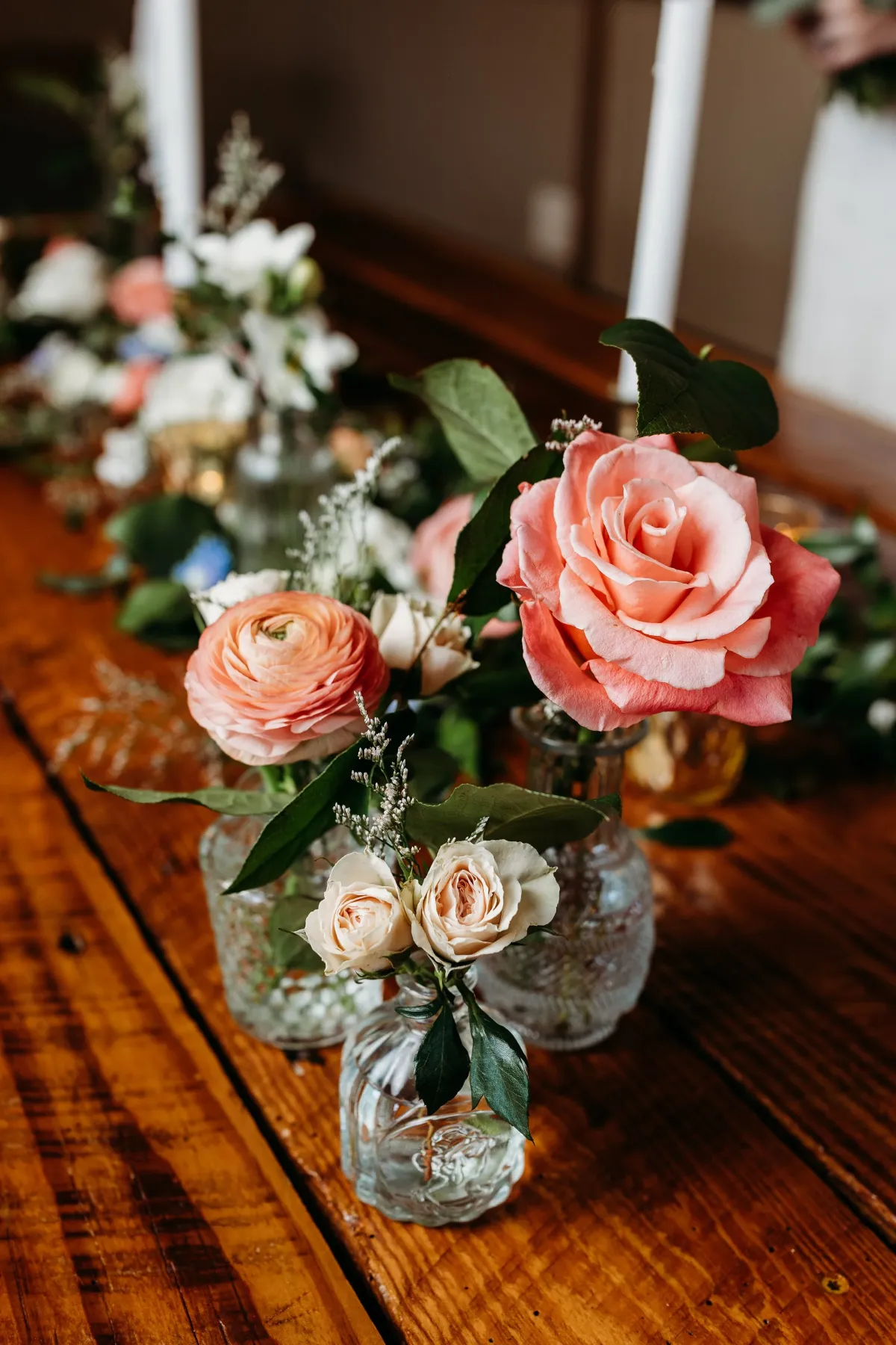 Floret bridesmaid bouquets