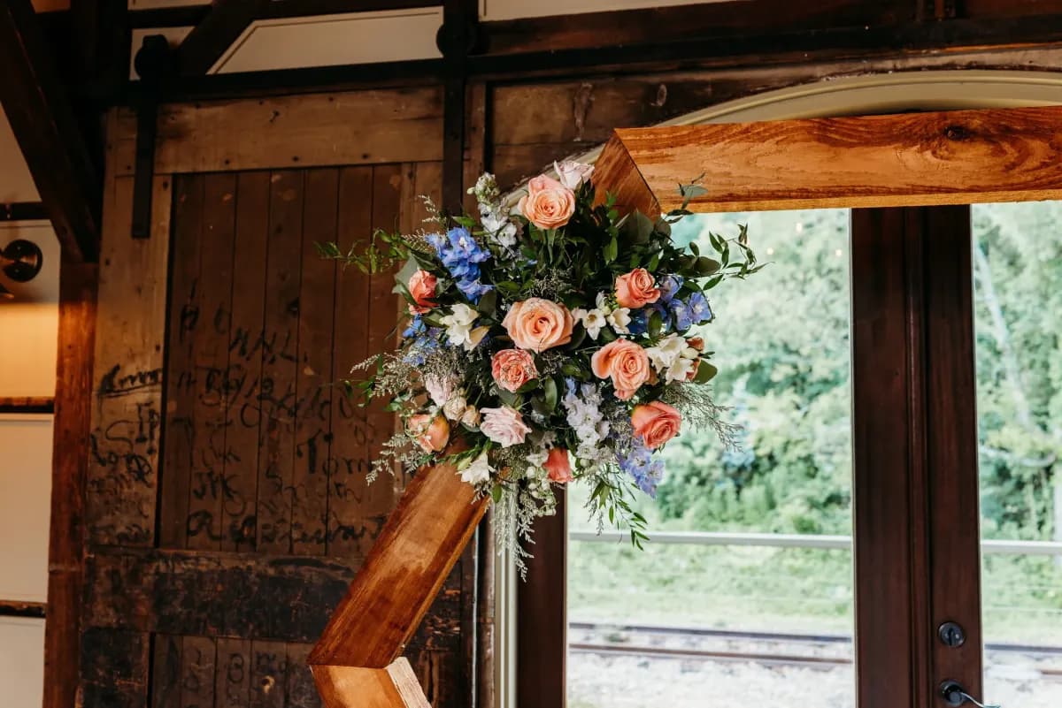 Floret bridesmaid detail