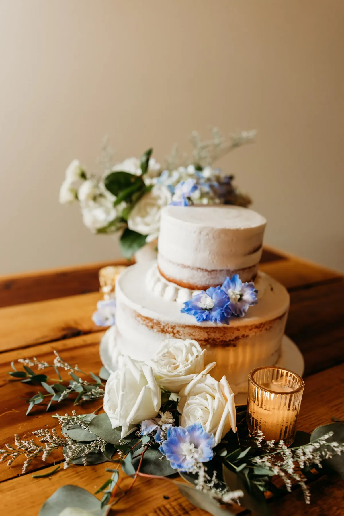 Something Blue boutonniere