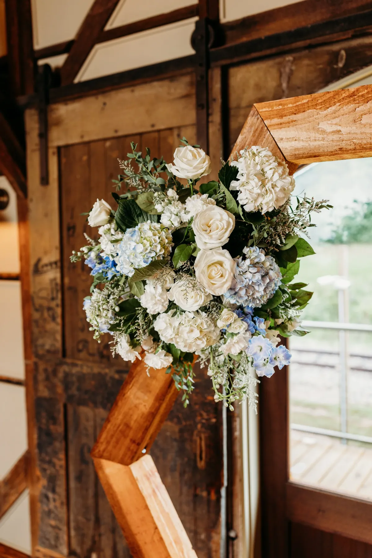 Something Blue arch piece